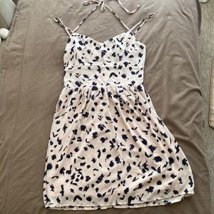 Aqua light pink summer dress in size S